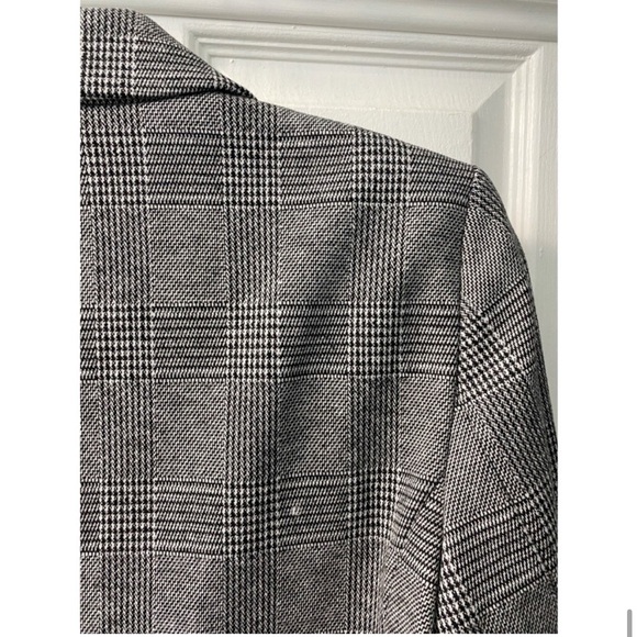 NWOT! LOFT Plaid Long Modern Blazer - Picture 8 of 8